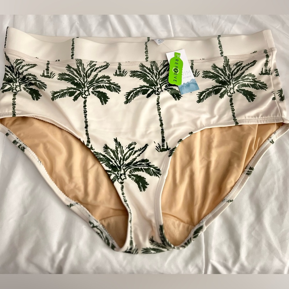Lane Bryant “Sugar Palm” bikini bottom swimsuit